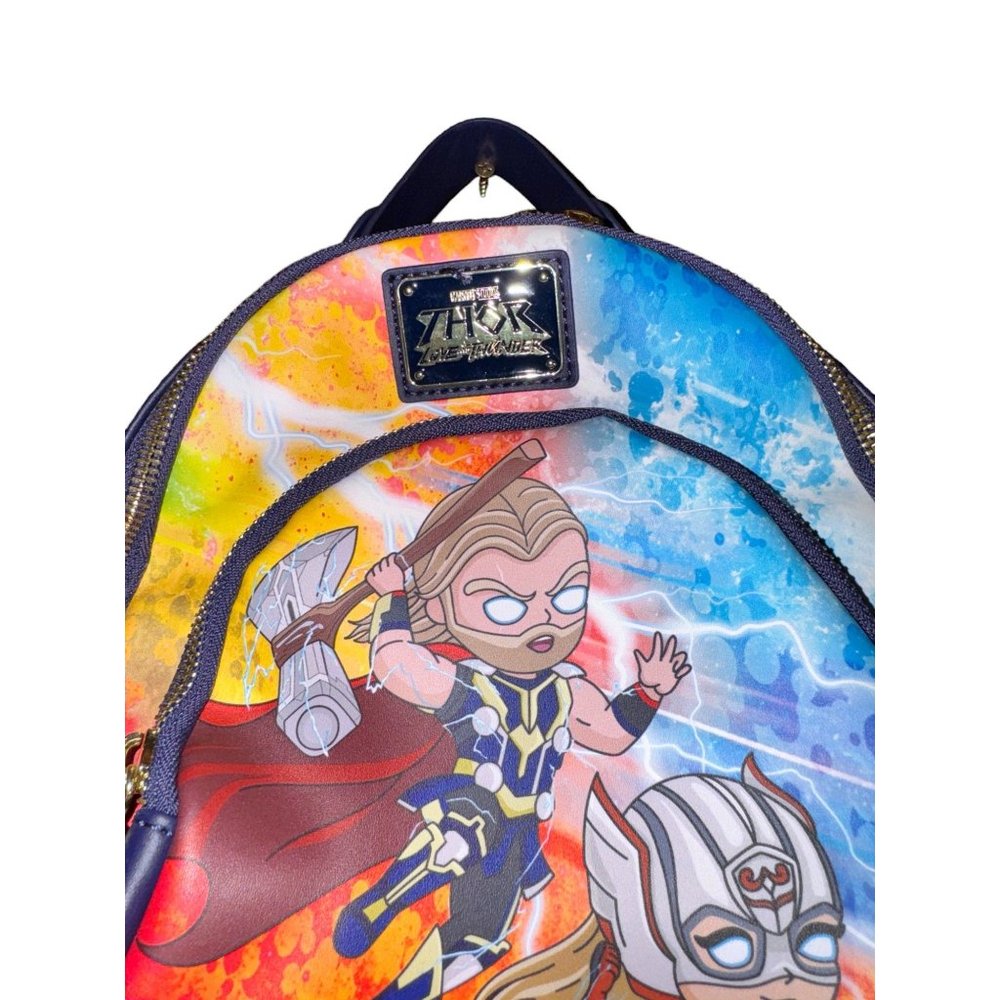 Loungefly Marvel Studios Thor: Love and Thunder Mini Back Pack - Picture 7 of 14
